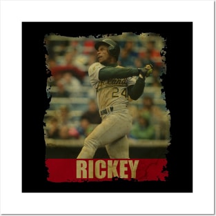 Rickey Henderson - NEW RETRO STYLE Posters and Art